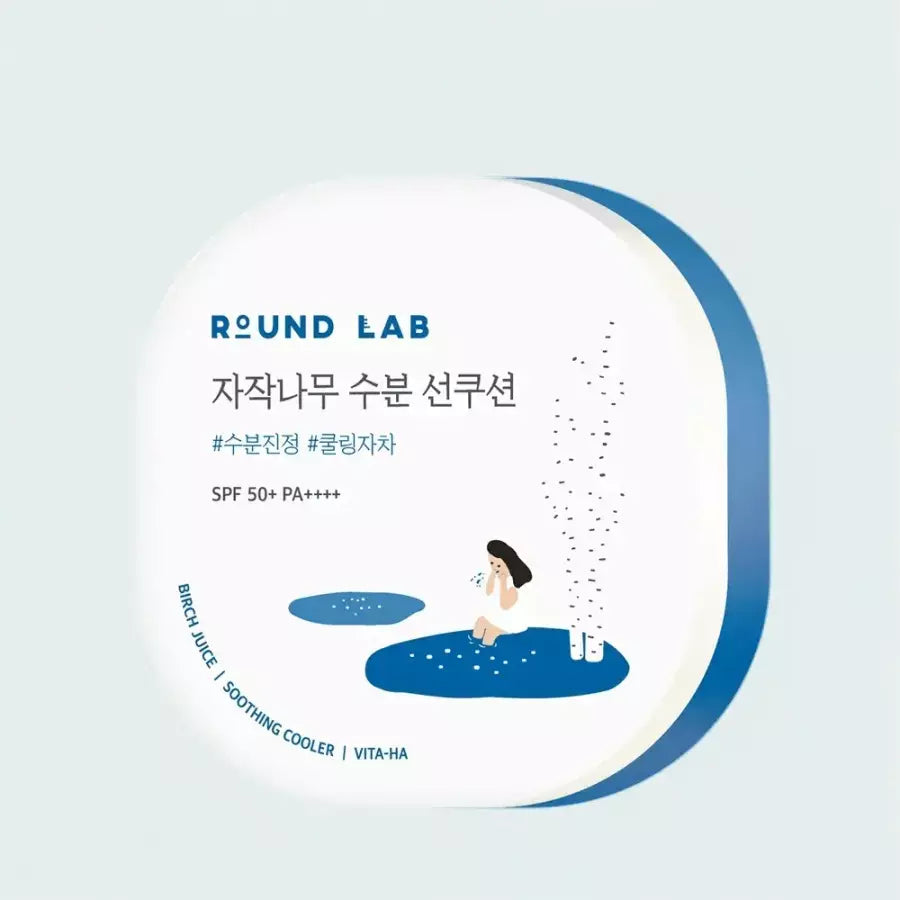 ROUND LAB Birch Juice Moisturizing Sun Cushion 15g