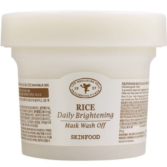 SKINFOOD Rice Daily Brightening Wash-off Mask 210g