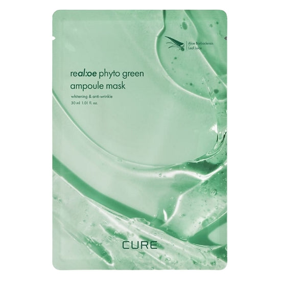 Kim Jeong Moon Aloe Real Aloe Phyto Green Ampoule Mask (20 Sheets)
