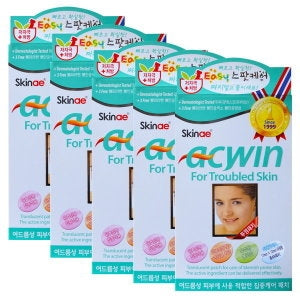 SKINAE Ac-Win Spot Patch, 48 Clear Patches x 5 Packs