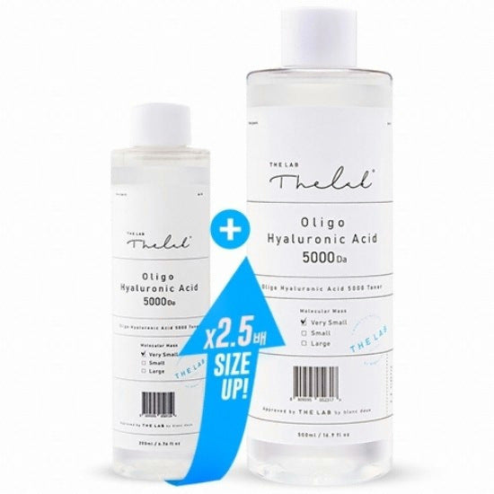 The Lab by blanc doux Oligo Hyaluronic Acid 5000 Toner 500ml + 200ml Set