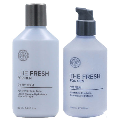 TheFaceShop The Fresh For Men Hydrating 2-Piece Set (Toner 180ml & Emulsion 170ml)