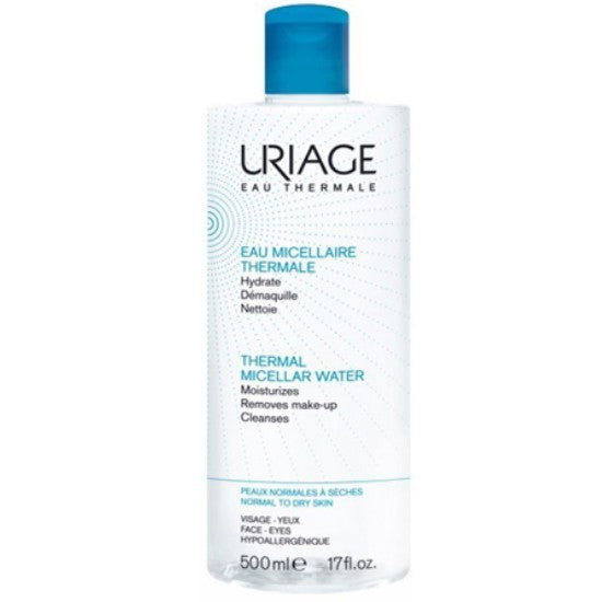 Uriage Thermal Micellar Water for Normal to Dry Skin 500ml