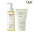 CKD Green Plum AHA BHA Zero Bumps Cleansing Oil 200ml + Pack Soap 130g Set