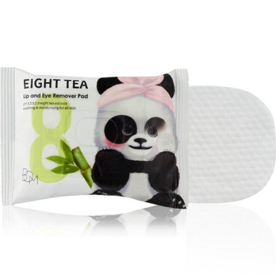 BOM Eight Tea Lip & Eye Remover Pad 30 Sheets