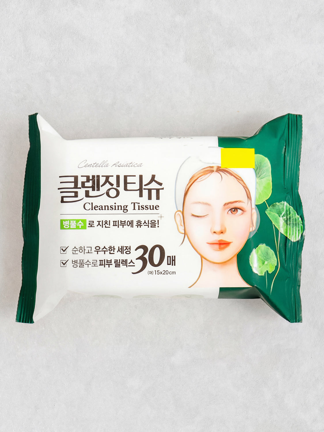 Centella Asiatica Calming Cleansing Wipes (30 Sheets)