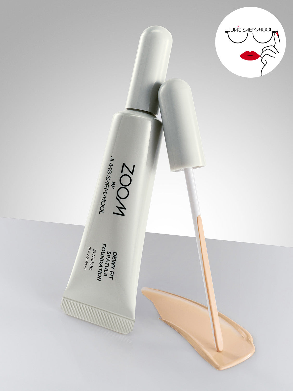 ZOOM by Jung Saem Mool Dewy Fit Spatula Foundation - 21 N-Light, 25ml
