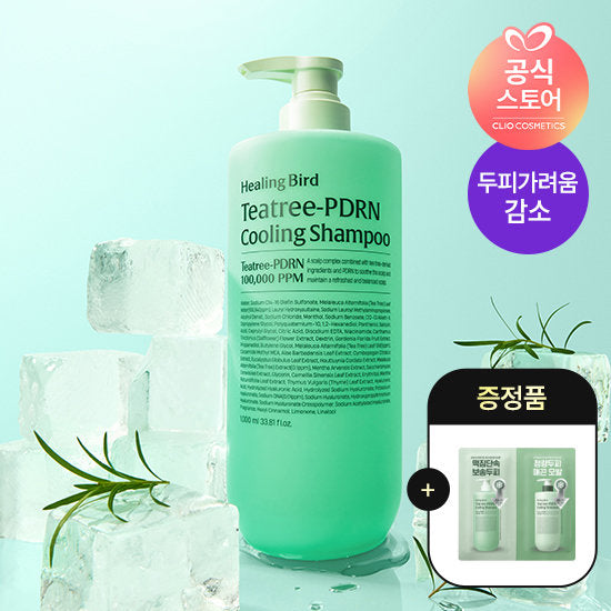 Healingbird Teatree PDRN Cooling Hair Loss Relief Shampoo 1000ml
