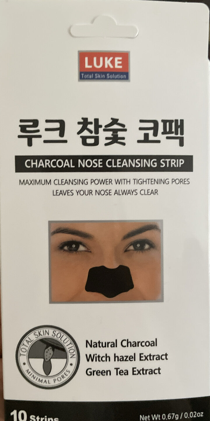 Luke Luke Pore Purifying Charcoal Nose Pack (1 Sheet)