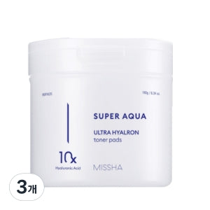 MISSHA Super Aqua Ultra Hyalon Toner Pads (90 Sheets)