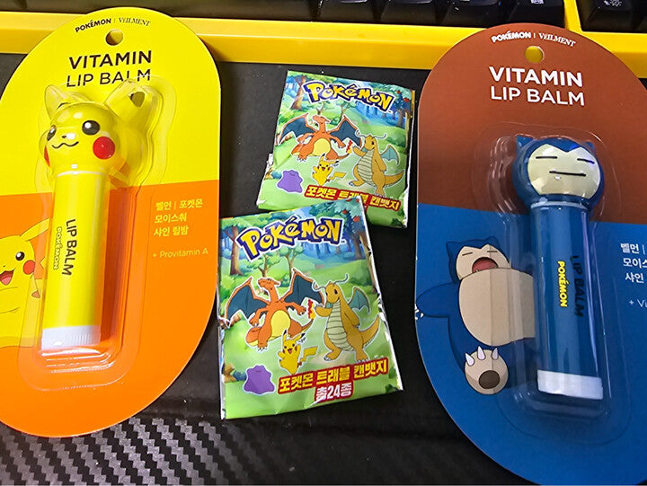 On The Body Belif Pokemon Snorlax Figure Lip Balm 4.5g
