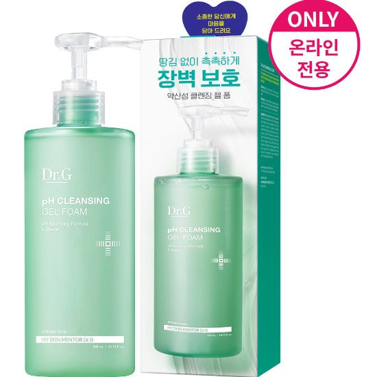 Dr.G pH Balancing Cleansing Gel Foam 300ml (2 Packs)