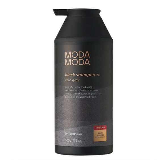 Modamoda Zero Grey Black Anti-Hair Loss Shampoo 10 500g