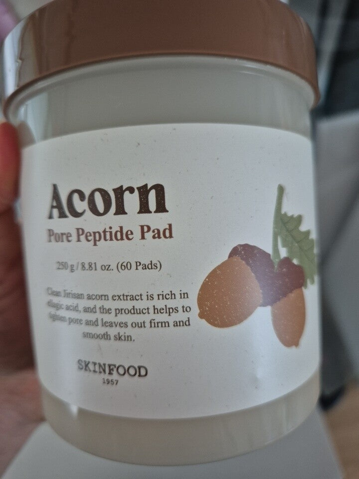 SKINFOOD Acorn Pore Firming Toner Pad 60 Sheets
