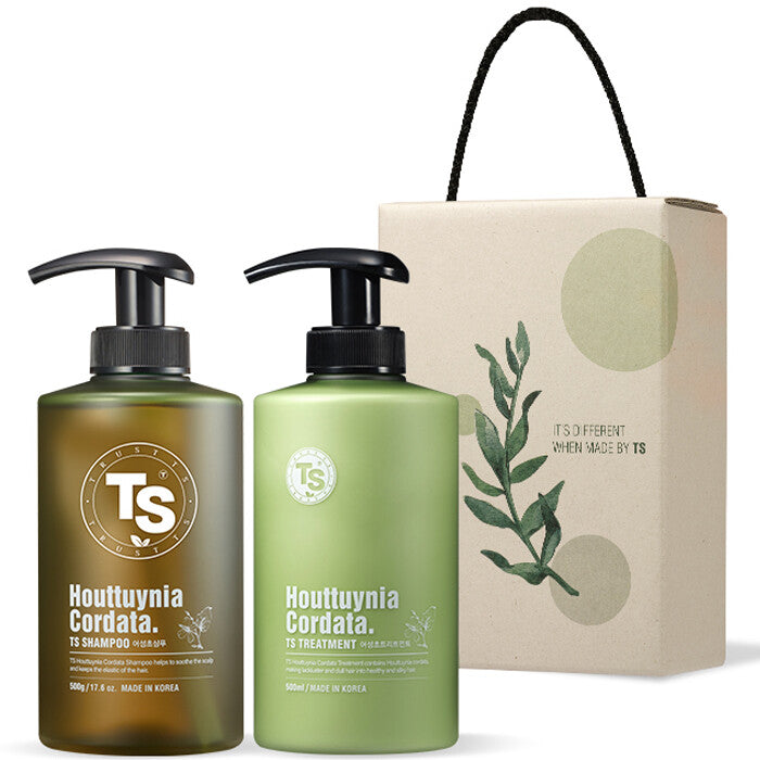 TS Eoseongcho Hair Loss Relief Shampoo & Treatment Set (500g+500ml)