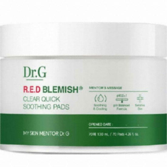 Dr.G Red Blemish Clear Quick Soothing Pad 70ea