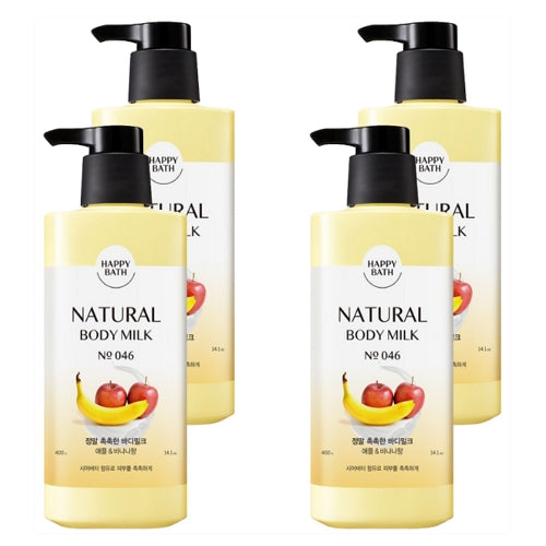 Happy Bath Ultra-Hydrating Body Milk Apple & Banana Scent 400g