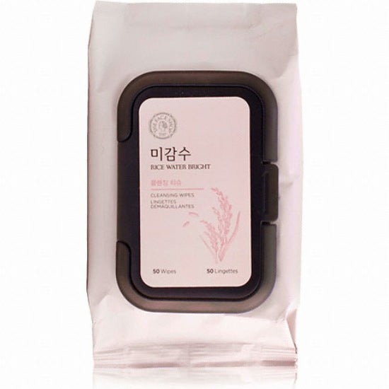 The Face Shop Rice Water Bright Cleansing Tissues 50 Sheets (4 Packs)