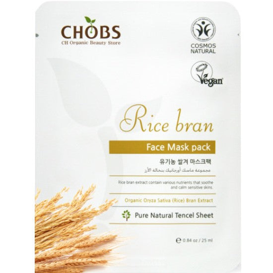 CHOBS Rice Bran Sheet Mask 25ml