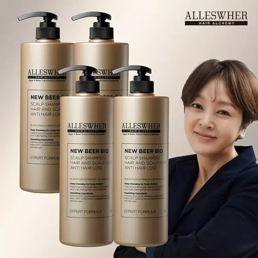 Alesver New Beer Bio Scalp Shampoo 1000ml