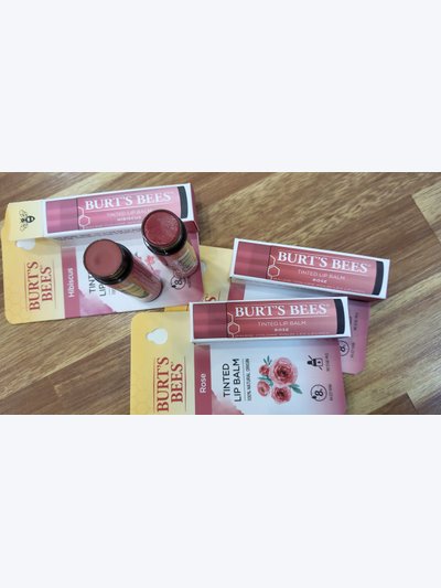 Burt's Bees 100% Natural Tinted Lip Balm (4.25g x 3 Pack)