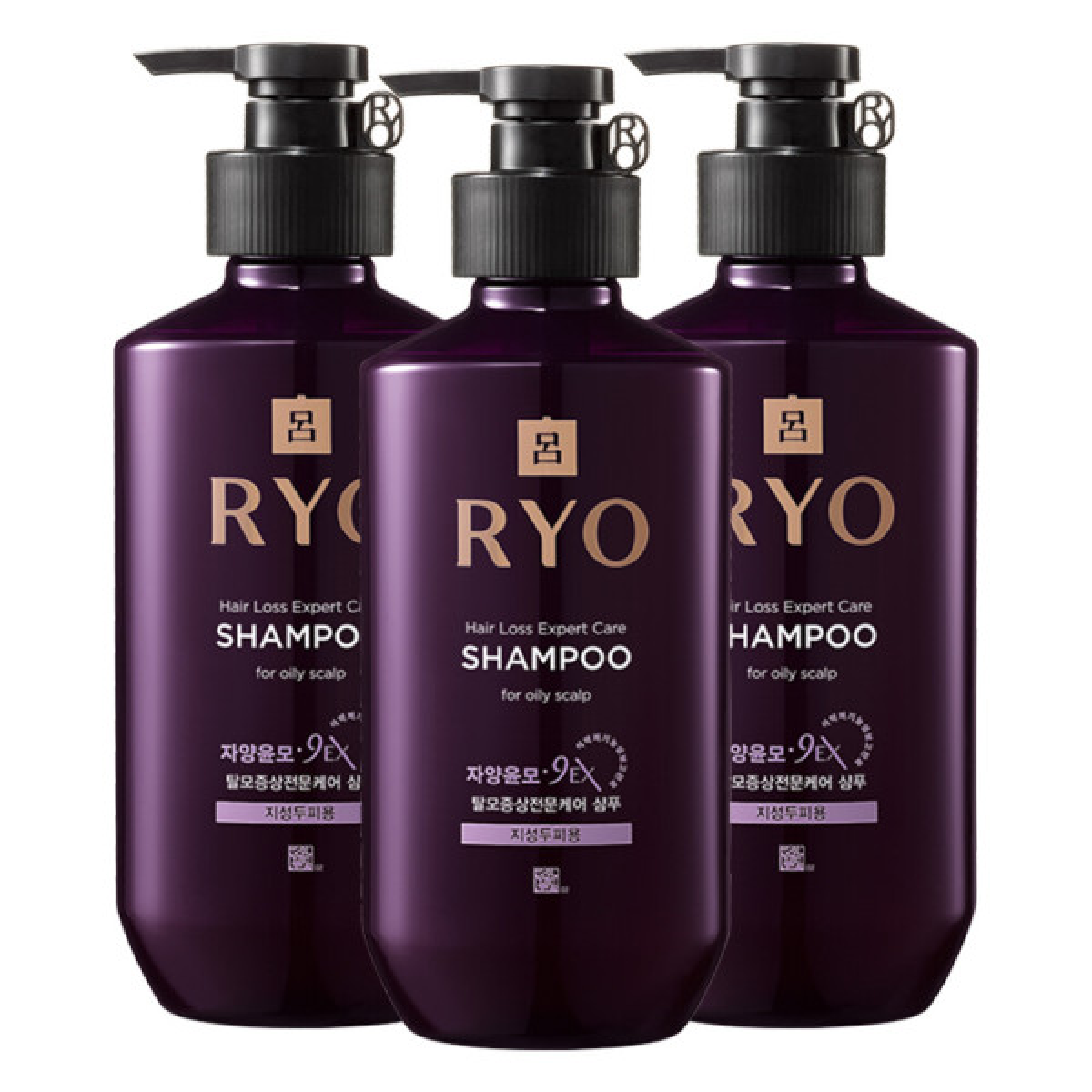 Ryo Jayangyunmo 9EX Anti-Hair Loss Symptom Care Shampoo for Oily Scalp 400ml