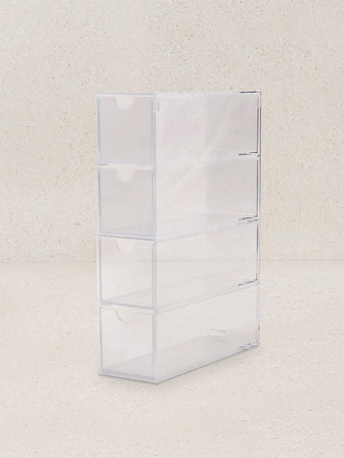 Clear 4-Drawer Multi-Purpose Storage Case