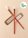 TAG Vegan Detail Brush Duo: Brightening & Sculpting