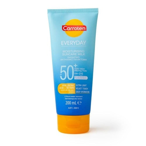 캐로텐 에브리데이 SPF50+ 수분 선케어 밀크 크림 200ml (1개)