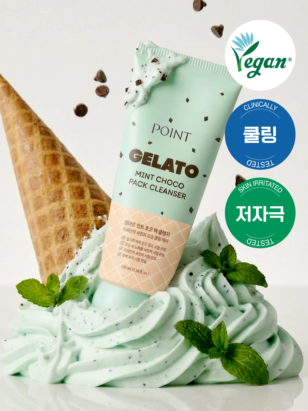 POINT Gelato Mint Choco Pack Cleanser 100 ml